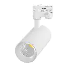 Noxion LED-Schienenstrahler 3-Phasen Ecowhite Aluminium Wei&szlig; 30W 3210lm 36D - 940 Kaltwei&szlig; | UGR <19
