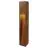 SLV Slot 80 Stehlampe Stahl Rostig | Außenbeleuchtung - IP44 - Geeignet für 1x E27 