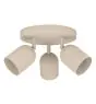 Eglo Decke Spot Tilston Stahl Sandig | Geeignet für 3x E14