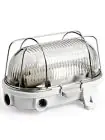 Interlight Bulkhead Bulley Weiß Bakelite max. 25W | 170x125mm - IP54 - Geeignet für 1x E27